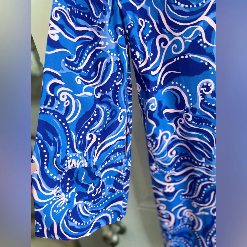 🚫SOLD🚫NWT Lilly Pulitzer Gracelynn Stretch Dress In Coastal Blue Whispurr💙 - Picture 11 of 16